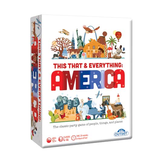 Outset Media 10794 This that & Everything America Board Games - Ages 12 Plus